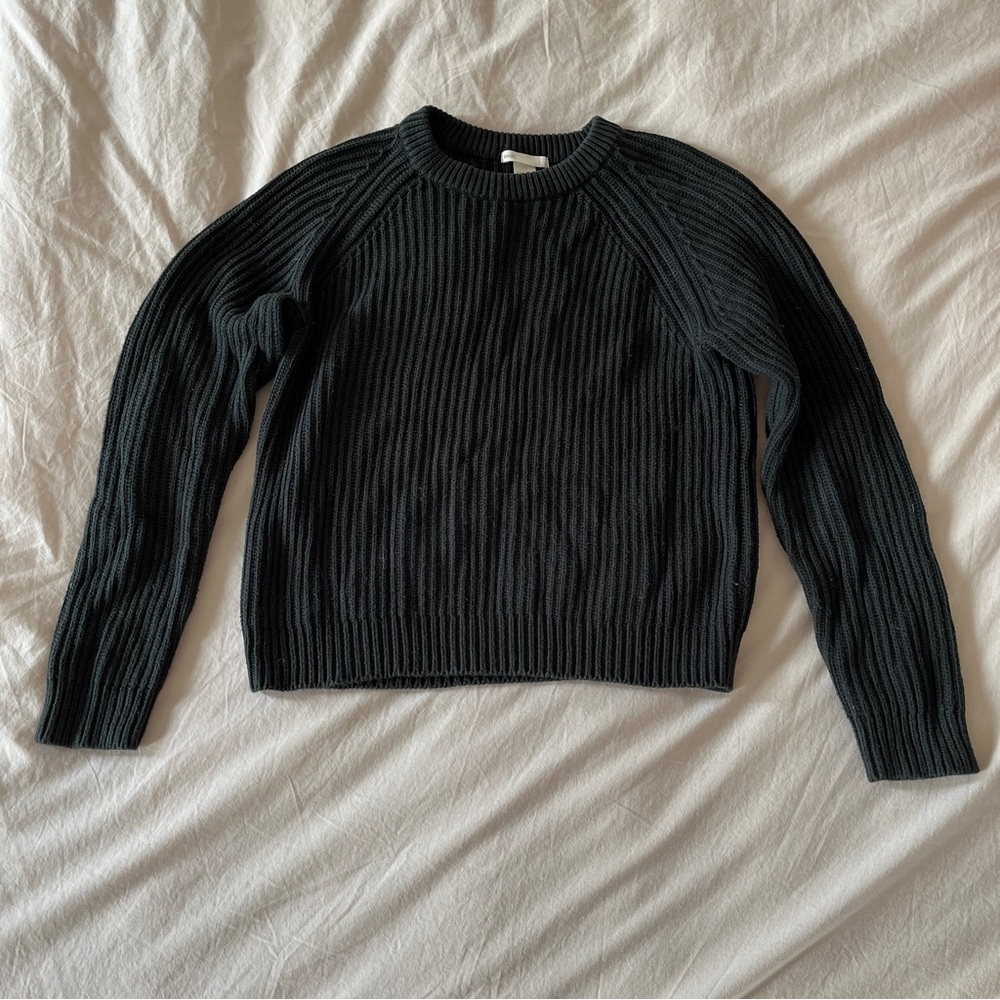 Dark Green Knit Sweater